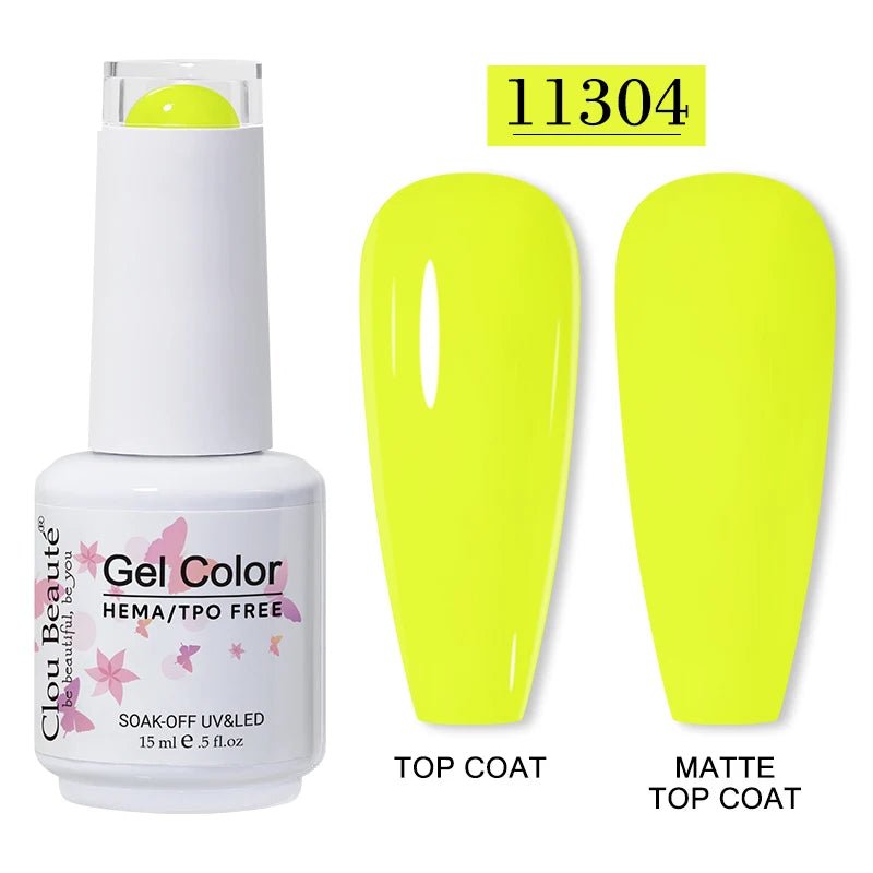 Clou Beaute 15ml HEMA TPO gratuit Gel Vernis à ongles Vernis Semi Permanent UV Nail Art Vernis Lakiery Hybrydowe manucure Gel Vernis - FATAONClou Beaute 15ml HEMA TPO gratuit Gel Vernis à ongles Vernis Semi Permanent UV Nail Art Vernis Lakiery Hybrydowe manucure Gel VernisBeauté femmeFATAON
