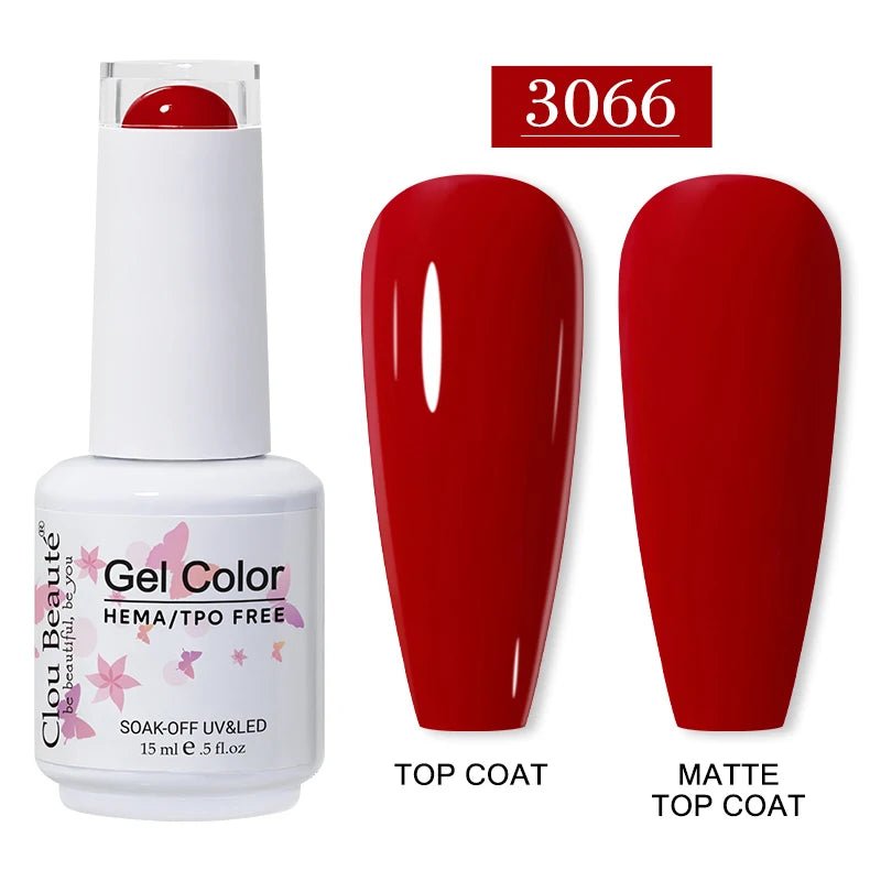 Clou Beaute 15ml HEMA TPO gratuit Gel Vernis à ongles Vernis Semi Permanent UV Nail Art Vernis Lakiery Hybrydowe manucure Gel Vernis - FATAONClou Beaute 15ml HEMA TPO gratuit Gel Vernis à ongles Vernis Semi Permanent UV Nail Art Vernis Lakiery Hybrydowe manucure Gel VernisBeauté femmeFATAON