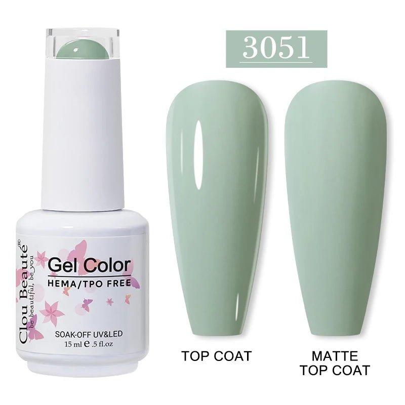 Clou Beaute 15ml HEMA TPO gratuit Gel Vernis à ongles Vernis Semi Permanent UV Nail Art Vernis Lakiery Hybrydowe manucure Gel Vernis - FATAONClou Beaute 15ml HEMA TPO gratuit Gel Vernis à ongles Vernis Semi Permanent UV Nail Art Vernis Lakiery Hybrydowe manucure Gel VernisBeauté femmeFATAON