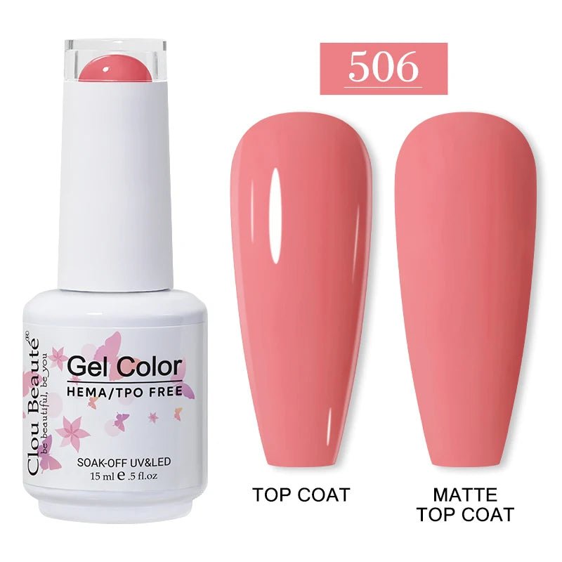 Clou Beaute 15ml HEMA TPO gratuit Gel Vernis à ongles Vernis Semi Permanent UV Nail Art Vernis Lakiery Hybrydowe manucure Gel Vernis - FATAONClou Beaute 15ml HEMA TPO gratuit Gel Vernis à ongles Vernis Semi Permanent UV Nail Art Vernis Lakiery Hybrydowe manucure Gel VernisBeauté femmeFATAON