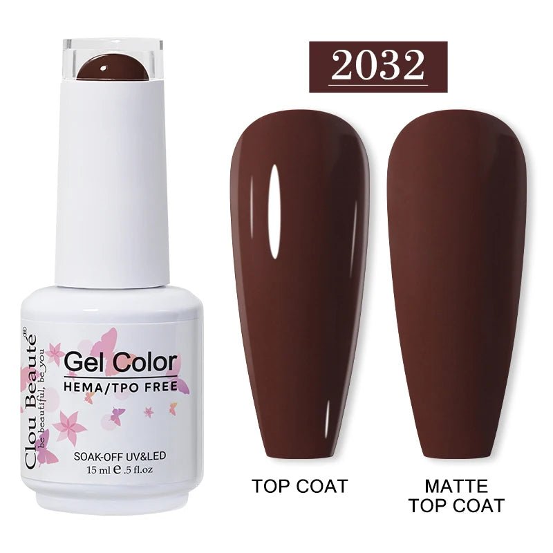 Clou Beaute 15ml HEMA TPO gratuit Gel Vernis à ongles Vernis Semi Permanent UV Nail Art Vernis Lakiery Hybrydowe manucure Gel Vernis - FATAONClou Beaute 15ml HEMA TPO gratuit Gel Vernis à ongles Vernis Semi Permanent UV Nail Art Vernis Lakiery Hybrydowe manucure Gel VernisBeauté femmeFATAON