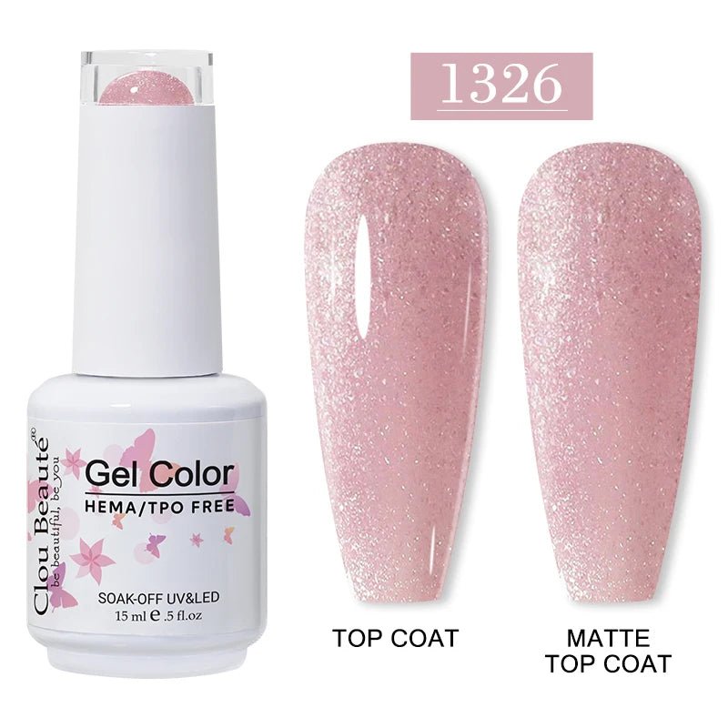 Clou Beaute 15ml HEMA TPO gratuit Gel Vernis à ongles Vernis Semi Permanent UV Nail Art Vernis Lakiery Hybrydowe manucure Gel Vernis - FATAONClou Beaute 15ml HEMA TPO gratuit Gel Vernis à ongles Vernis Semi Permanent UV Nail Art Vernis Lakiery Hybrydowe manucure Gel VernisBeauté femmeFATAON
