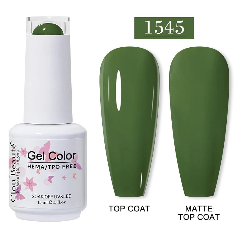 Clou Beaute 15ml HEMA TPO gratuit Gel Vernis à ongles Vernis Semi Permanent UV Nail Art Vernis Lakiery Hybrydowe manucure Gel Vernis - FATAONClou Beaute 15ml HEMA TPO gratuit Gel Vernis à ongles Vernis Semi Permanent UV Nail Art Vernis Lakiery Hybrydowe manucure Gel VernisBeauté femmeFATAON