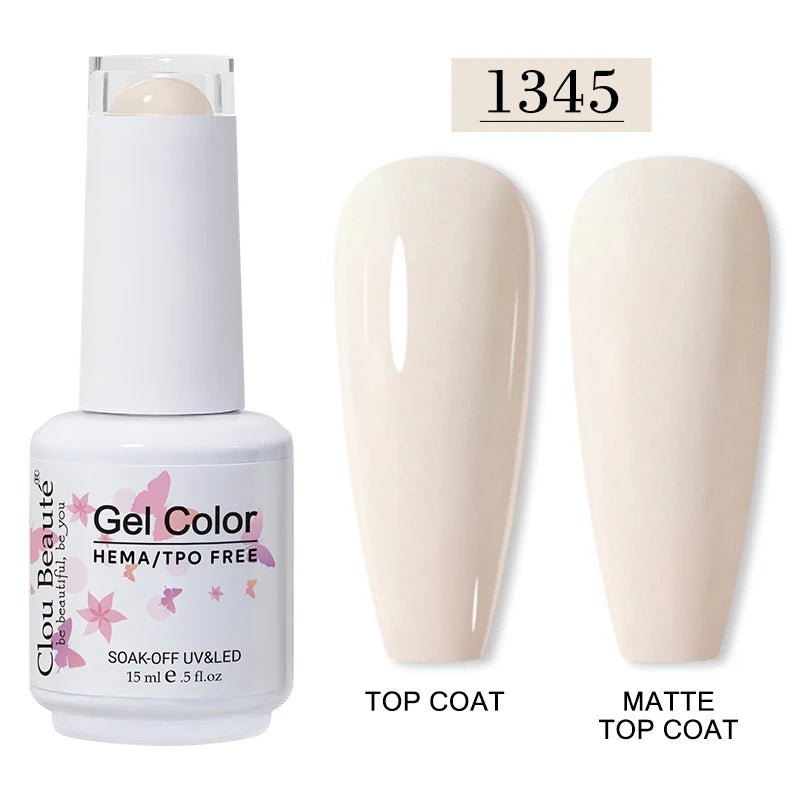 Clou Beaute 15ml HEMA TPO gratuit Gel Vernis à ongles Vernis Semi Permanent UV Nail Art Vernis Lakiery Hybrydowe manucure Gel Vernis - FATAONClou Beaute 15ml HEMA TPO gratuit Gel Vernis à ongles Vernis Semi Permanent UV Nail Art Vernis Lakiery Hybrydowe manucure Gel VernisBeauté femmeFATAON