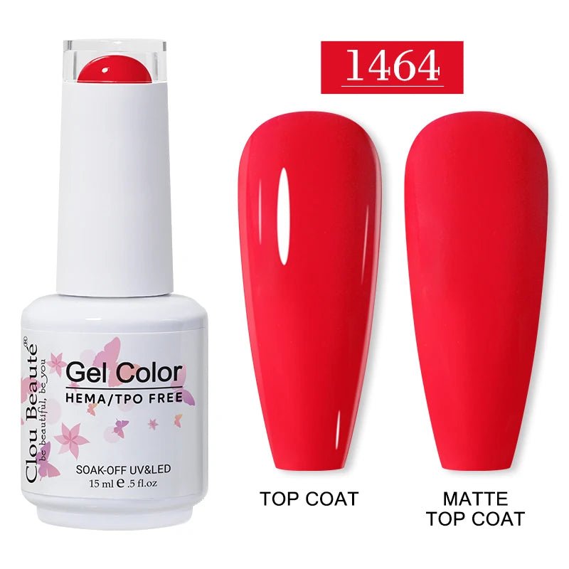 Clou Beaute 15ml HEMA TPO gratuit Gel Vernis à ongles Vernis Semi Permanent UV Nail Art Vernis Lakiery Hybrydowe manucure Gel Vernis - FATAONClou Beaute 15ml HEMA TPO gratuit Gel Vernis à ongles Vernis Semi Permanent UV Nail Art Vernis Lakiery Hybrydowe manucure Gel VernisBeauté femmeFATAON