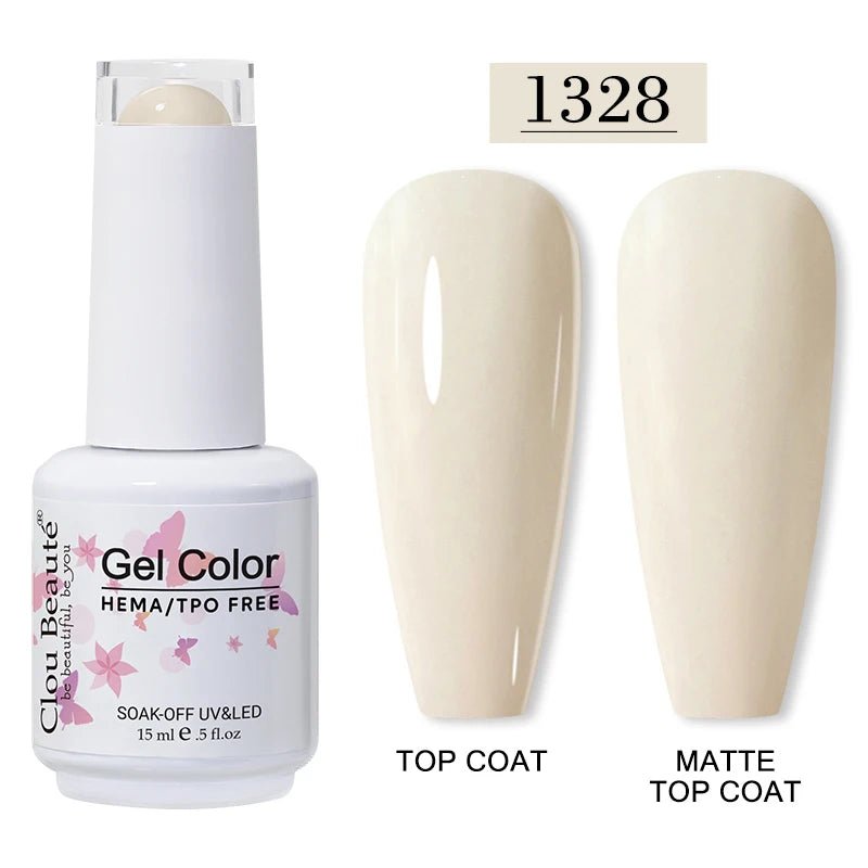Clou Beaute 15ml HEMA TPO gratuit Gel Vernis à ongles Vernis Semi Permanent UV Nail Art Vernis Lakiery Hybrydowe manucure Gel Vernis - FATAONClou Beaute 15ml HEMA TPO gratuit Gel Vernis à ongles Vernis Semi Permanent UV Nail Art Vernis Lakiery Hybrydowe manucure Gel VernisBeauté femmeFATAON