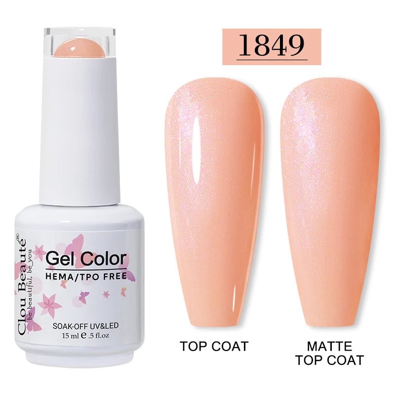 Clou Beaute 15ml HEMA TPO gratuit Gel Vernis à ongles Vernis Semi Permanent UV Nail Art Vernis Lakiery Hybrydowe manucure Gel Vernis - FATAONClou Beaute 15ml HEMA TPO gratuit Gel Vernis à ongles Vernis Semi Permanent UV Nail Art Vernis Lakiery Hybrydowe manucure Gel VernisBeauté femmeFATAON