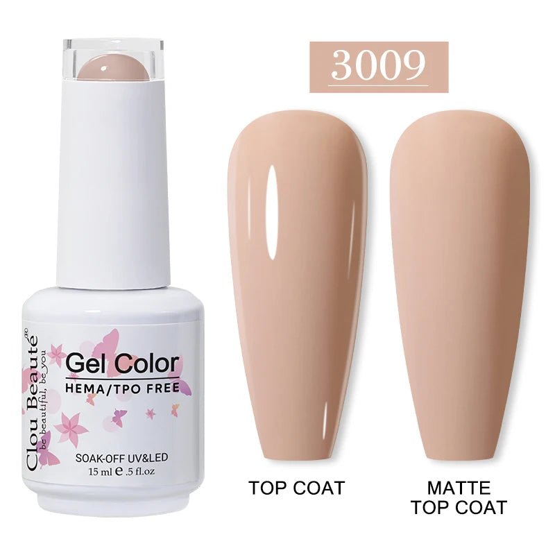 Clou Beaute 15ml HEMA TPO gratuit Gel Vernis à ongles Vernis Semi Permanent UV Nail Art Vernis Lakiery Hybrydowe manucure Gel Vernis - FATAONClou Beaute 15ml HEMA TPO gratuit Gel Vernis à ongles Vernis Semi Permanent UV Nail Art Vernis Lakiery Hybrydowe manucure Gel VernisBeauté femmeFATAON