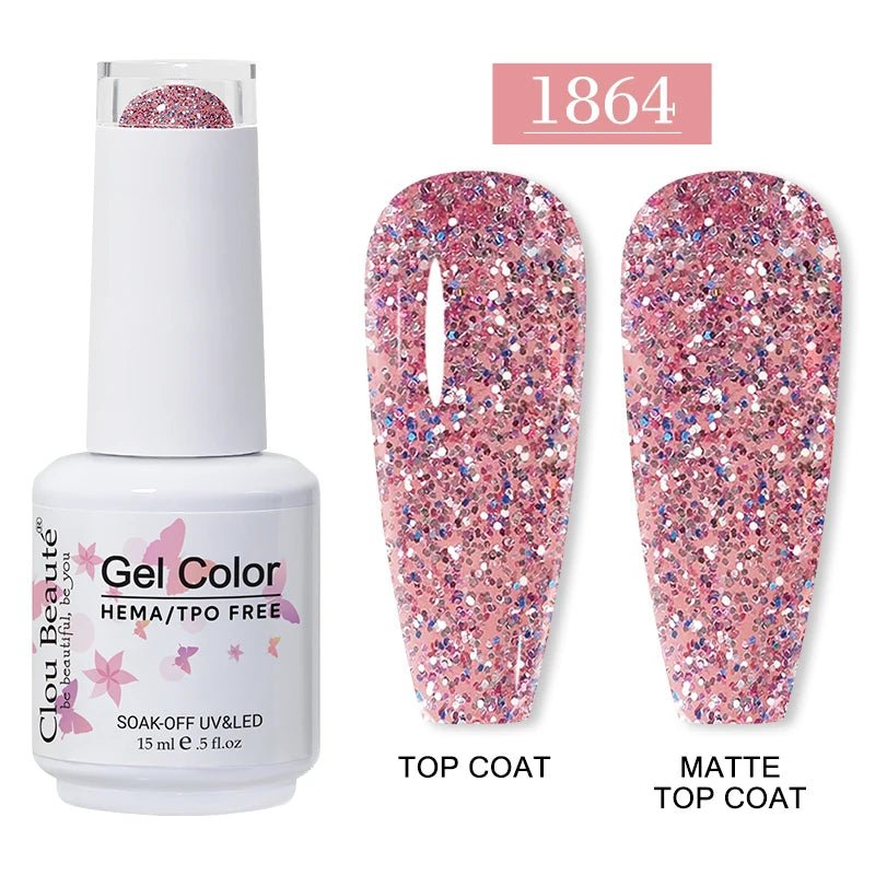 Clou Beaute 15ml HEMA TPO gratuit Gel Vernis à ongles Vernis Semi Permanent UV Nail Art Vernis Lakiery Hybrydowe manucure Gel Vernis - FATAONClou Beaute 15ml HEMA TPO gratuit Gel Vernis à ongles Vernis Semi Permanent UV Nail Art Vernis Lakiery Hybrydowe manucure Gel VernisBeauté femmeFATAON