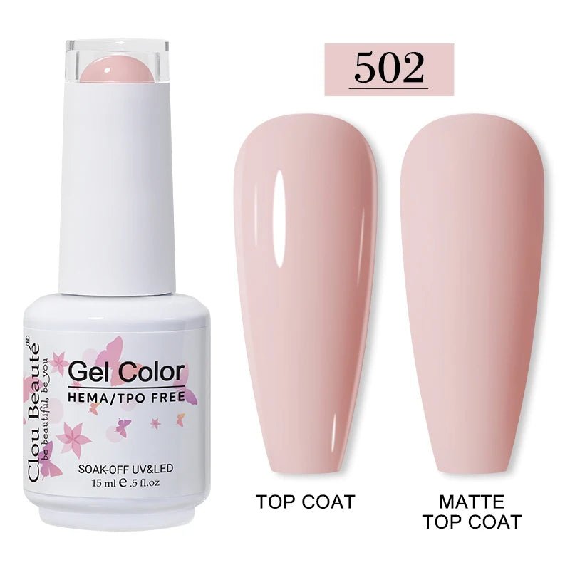 Clou Beaute 15ml HEMA TPO gratuit Gel Vernis à ongles Vernis Semi Permanent UV Nail Art Vernis Lakiery Hybrydowe manucure Gel Vernis - FATAONClou Beaute 15ml HEMA TPO gratuit Gel Vernis à ongles Vernis Semi Permanent UV Nail Art Vernis Lakiery Hybrydowe manucure Gel VernisBeauté femmeFATAON
