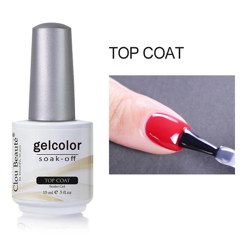 Clou Beaute 15ml HEMA TPO gratuit Gel Vernis à ongles Vernis Semi Permanent UV Nail Art Vernis Lakiery Hybrydowe manucure Gel Vernis - FATAONClou Beaute 15ml HEMA TPO gratuit Gel Vernis à ongles Vernis Semi Permanent UV Nail Art Vernis Lakiery Hybrydowe manucure Gel VernisBeauté femmeFATAON