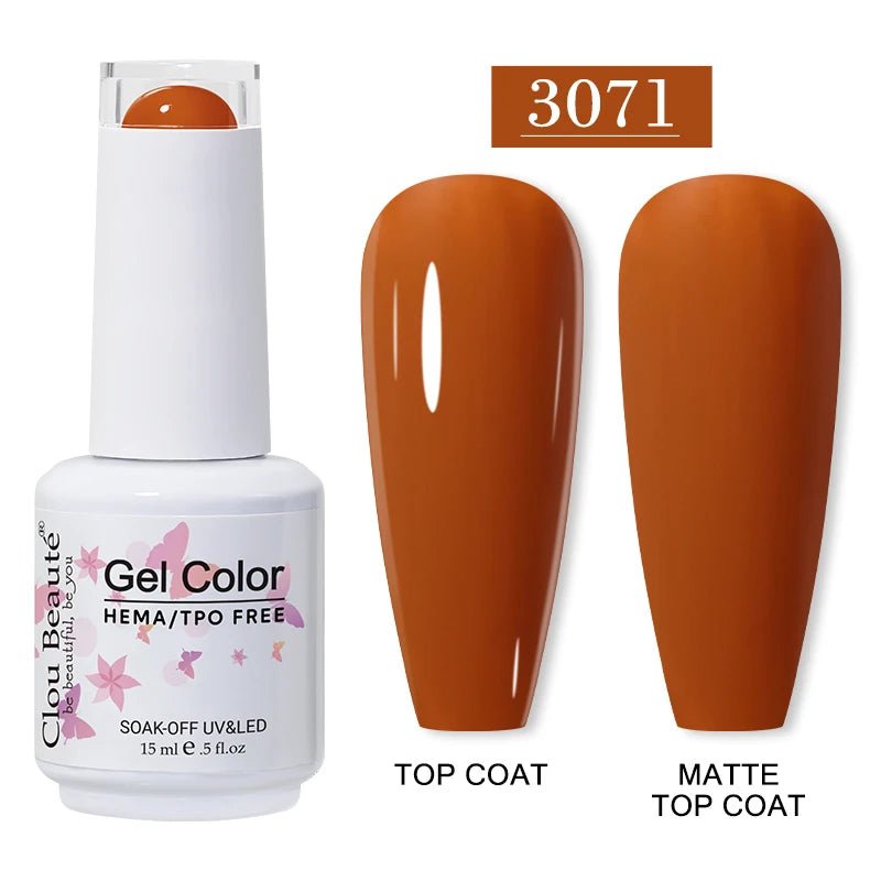 Clou Beaute 15ml HEMA TPO gratuit Gel Vernis à ongles Vernis Semi Permanent UV Nail Art Vernis Lakiery Hybrydowe manucure Gel Vernis - FATAONClou Beaute 15ml HEMA TPO gratuit Gel Vernis à ongles Vernis Semi Permanent UV Nail Art Vernis Lakiery Hybrydowe manucure Gel VernisBeauté femmeFATAON