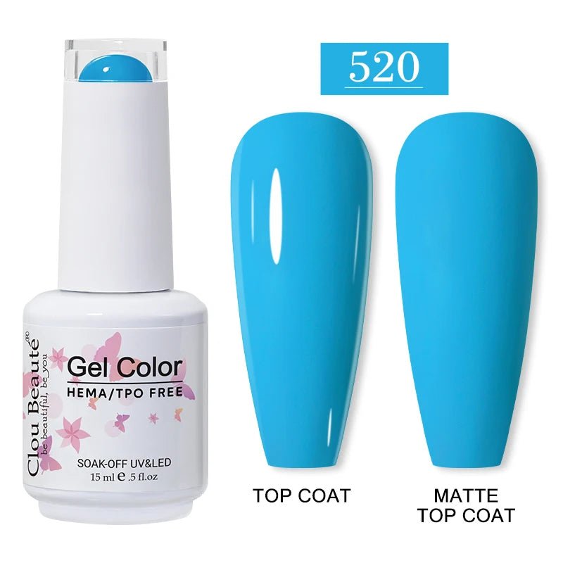 Clou Beaute 15ml HEMA TPO gratuit Gel Vernis à ongles Vernis Semi Permanent UV Nail Art Vernis Lakiery Hybrydowe manucure Gel Vernis - FATAONClou Beaute 15ml HEMA TPO gratuit Gel Vernis à ongles Vernis Semi Permanent UV Nail Art Vernis Lakiery Hybrydowe manucure Gel VernisBeauté femmeFATAON