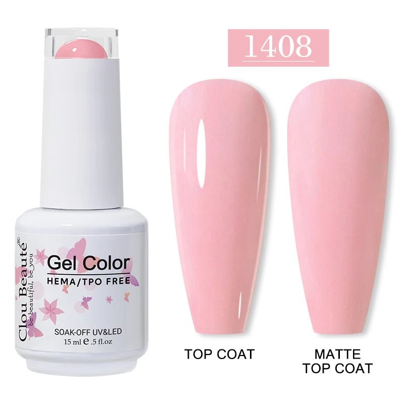 Clou Beaute 15ml HEMA TPO gratuit Gel Vernis à ongles Vernis Semi Permanent UV Nail Art Vernis Lakiery Hybrydowe manucure Gel Vernis - FATAONClou Beaute 15ml HEMA TPO gratuit Gel Vernis à ongles Vernis Semi Permanent UV Nail Art Vernis Lakiery Hybrydowe manucure Gel VernisBeauté femmeFATAON