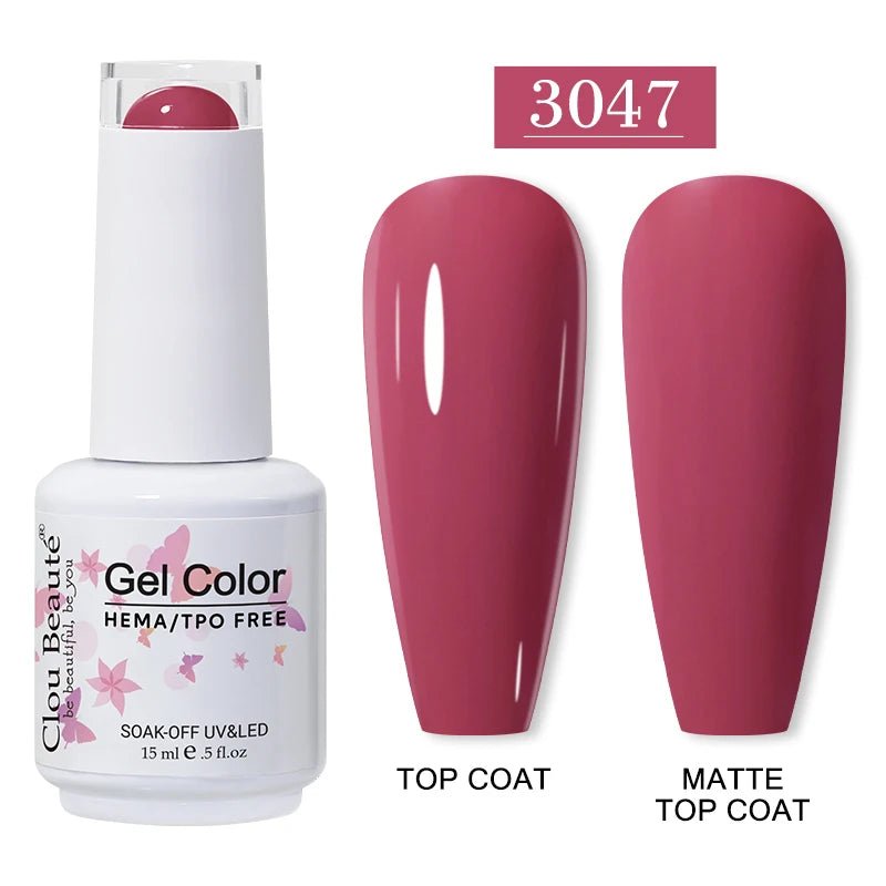Clou Beaute 15ml HEMA TPO gratuit Gel Vernis à ongles Vernis Semi Permanent UV Nail Art Vernis Lakiery Hybrydowe manucure Gel Vernis - FATAONClou Beaute 15ml HEMA TPO gratuit Gel Vernis à ongles Vernis Semi Permanent UV Nail Art Vernis Lakiery Hybrydowe manucure Gel VernisBeauté femmeFATAON