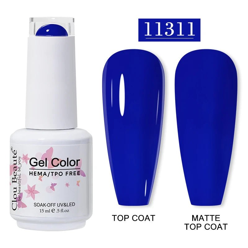 Clou Beaute 15ml HEMA TPO gratuit Gel Vernis à ongles Vernis Semi Permanent UV Nail Art Vernis Lakiery Hybrydowe manucure Gel Vernis - FATAONClou Beaute 15ml HEMA TPO gratuit Gel Vernis à ongles Vernis Semi Permanent UV Nail Art Vernis Lakiery Hybrydowe manucure Gel VernisBeauté femmeFATAON