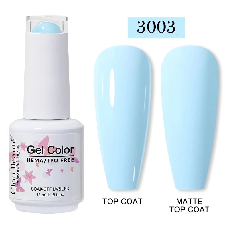 Clou Beaute 15ml HEMA TPO gratuit Gel Vernis à ongles Vernis Semi Permanent UV Nail Art Vernis Lakiery Hybrydowe manucure Gel Vernis - FATAONClou Beaute 15ml HEMA TPO gratuit Gel Vernis à ongles Vernis Semi Permanent UV Nail Art Vernis Lakiery Hybrydowe manucure Gel VernisBeauté femmeFATAON