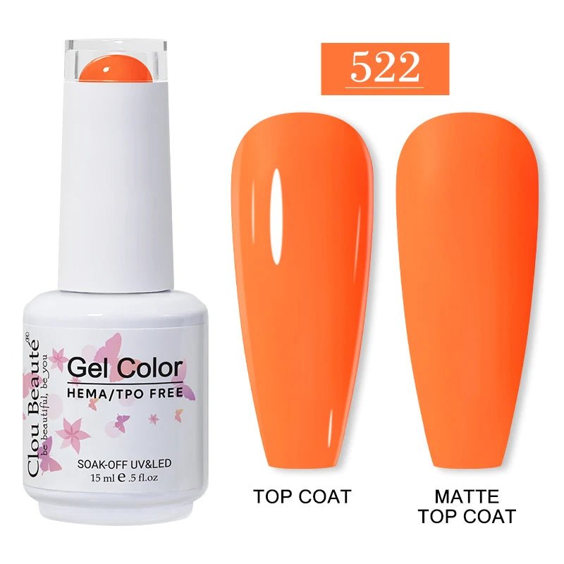 Clou Beaute 15ml HEMA TPO gratuit Gel Vernis à ongles Vernis Semi Permanent UV Nail Art Vernis Lakiery Hybrydowe manucure Gel Vernis - FATAONClou Beaute 15ml HEMA TPO gratuit Gel Vernis à ongles Vernis Semi Permanent UV Nail Art Vernis Lakiery Hybrydowe manucure Gel VernisBeauté femmeFATAON