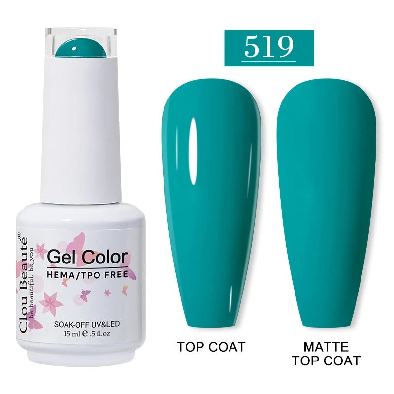 Clou Beaute 15ml HEMA TPO gratuit Gel Vernis à ongles Vernis Semi Permanent UV Nail Art Vernis Lakiery Hybrydowe manucure Gel Vernis - FATAONClou Beaute 15ml HEMA TPO gratuit Gel Vernis à ongles Vernis Semi Permanent UV Nail Art Vernis Lakiery Hybrydowe manucure Gel VernisBeauté femmeFATAON