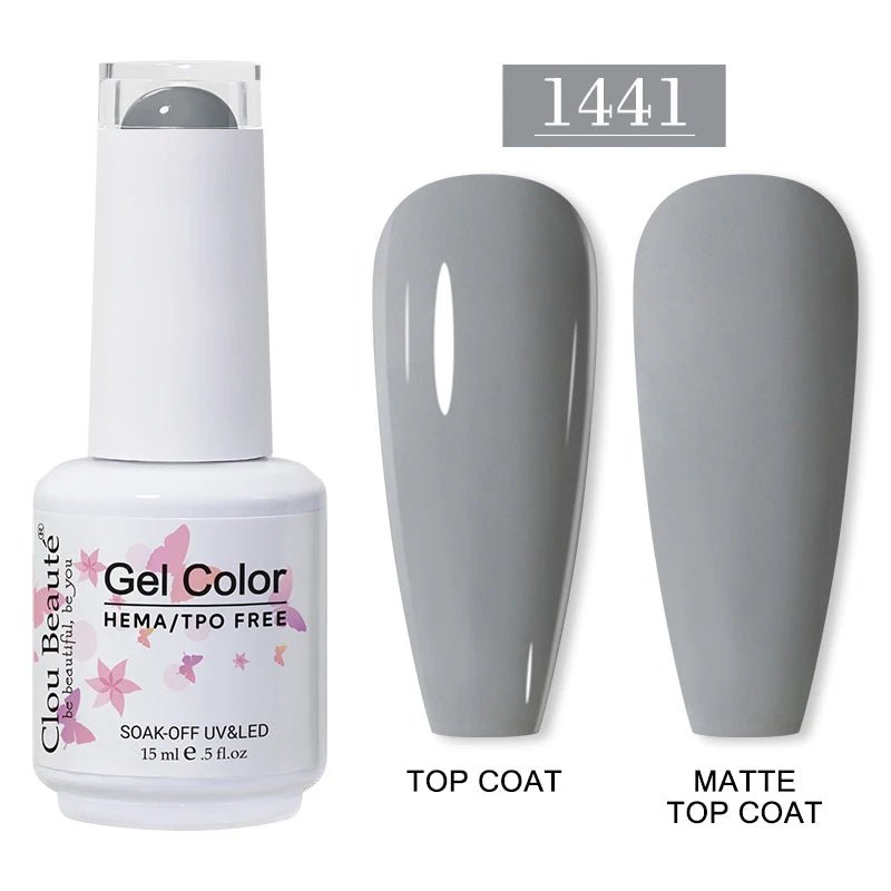 Clou Beaute 15ml HEMA TPO gratuit Gel Vernis à ongles Vernis Semi Permanent UV Nail Art Vernis Lakiery Hybrydowe manucure Gel Vernis - FATAONClou Beaute 15ml HEMA TPO gratuit Gel Vernis à ongles Vernis Semi Permanent UV Nail Art Vernis Lakiery Hybrydowe manucure Gel VernisBeauté femmeFATAON