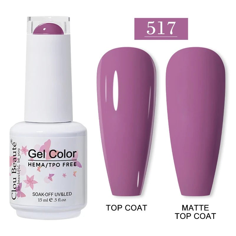 Clou Beaute 15ml HEMA TPO gratuit Gel Vernis à ongles Vernis Semi Permanent UV Nail Art Vernis Lakiery Hybrydowe manucure Gel Vernis - FATAONClou Beaute 15ml HEMA TPO gratuit Gel Vernis à ongles Vernis Semi Permanent UV Nail Art Vernis Lakiery Hybrydowe manucure Gel VernisBeauté femmeFATAON