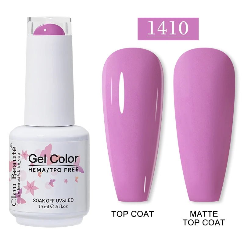 Clou Beaute 15ml HEMA TPO gratuit Gel Vernis à ongles Vernis Semi Permanent UV Nail Art Vernis Lakiery Hybrydowe manucure Gel Vernis - FATAONClou Beaute 15ml HEMA TPO gratuit Gel Vernis à ongles Vernis Semi Permanent UV Nail Art Vernis Lakiery Hybrydowe manucure Gel VernisBeauté femmeFATAON