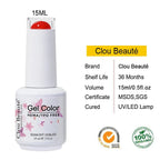 Clou Beaute 15ml HEMA TPO gratuit Gel Vernis à ongles Vernis Semi Permanent UV Nail Art Vernis Lakiery Hybrydowe manucure Gel Vernis - FATAONClou Beaute 15ml HEMA TPO gratuit Gel Vernis à ongles Vernis Semi Permanent UV Nail Art Vernis Lakiery Hybrydowe manucure Gel VernisBeauté femmeFATAON