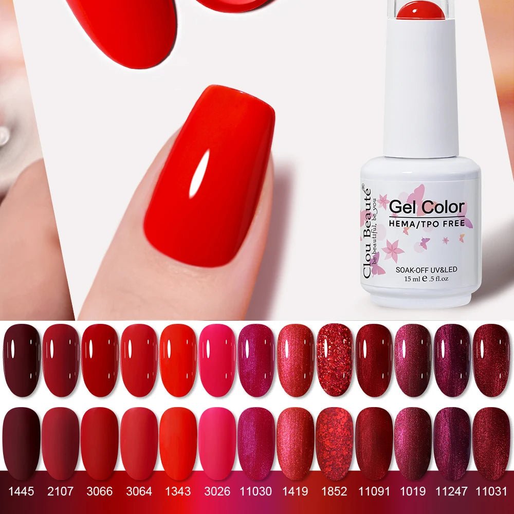 Clou Beaute 15ml HEMA TPO gratuit Gel Vernis à ongles Vernis Semi Permanent UV Nail Art Vernis Lakiery Hybrydowe manucure Gel Vernis - FATAONClou Beaute 15ml HEMA TPO gratuit Gel Vernis à ongles Vernis Semi Permanent UV Nail Art Vernis Lakiery Hybrydowe manucure Gel VernisBeauté femmeFATAON
