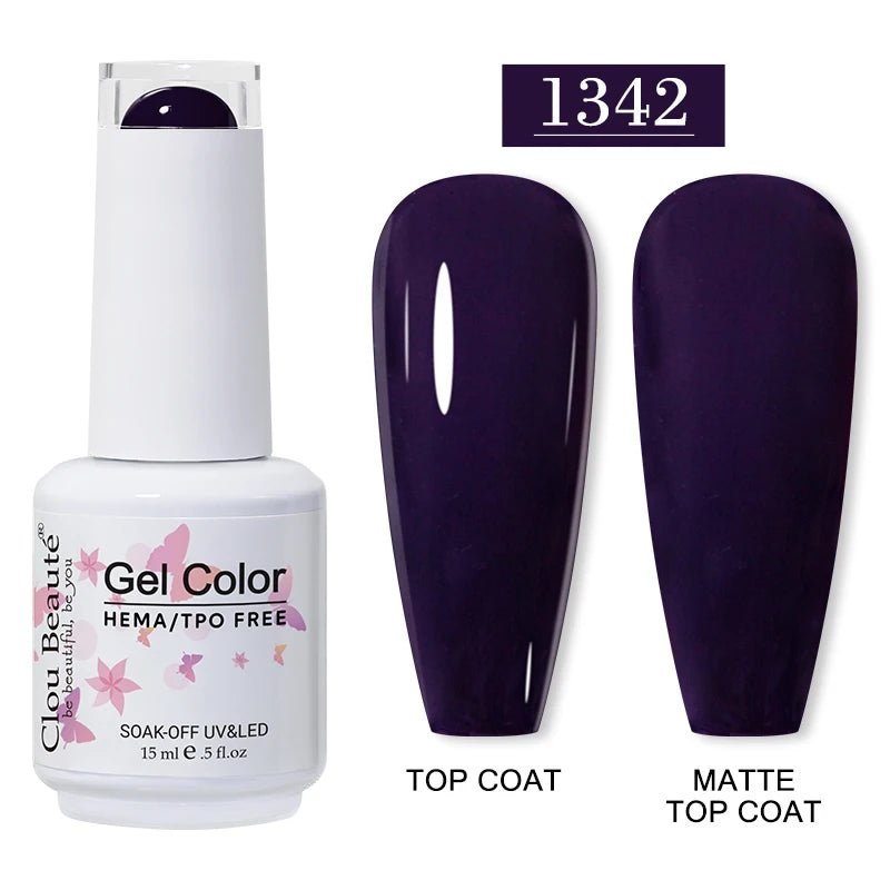 Clou Beaute 15ml HEMA TPO gratuit Gel Vernis à ongles Vernis Semi Permanent UV Nail Art Vernis Lakiery Hybrydowe manucure Gel Vernis - FATAONClou Beaute 15ml HEMA TPO gratuit Gel Vernis à ongles Vernis Semi Permanent UV Nail Art Vernis Lakiery Hybrydowe manucure Gel VernisBeauté femmeFATAON