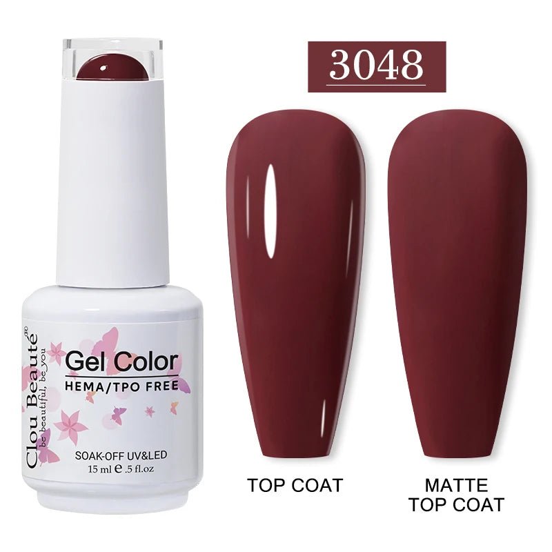 Clou Beaute 15ml HEMA TPO gratuit Gel Vernis à ongles Vernis Semi Permanent UV Nail Art Vernis Lakiery Hybrydowe manucure Gel Vernis - FATAONClou Beaute 15ml HEMA TPO gratuit Gel Vernis à ongles Vernis Semi Permanent UV Nail Art Vernis Lakiery Hybrydowe manucure Gel VernisBeauté femmeFATAON
