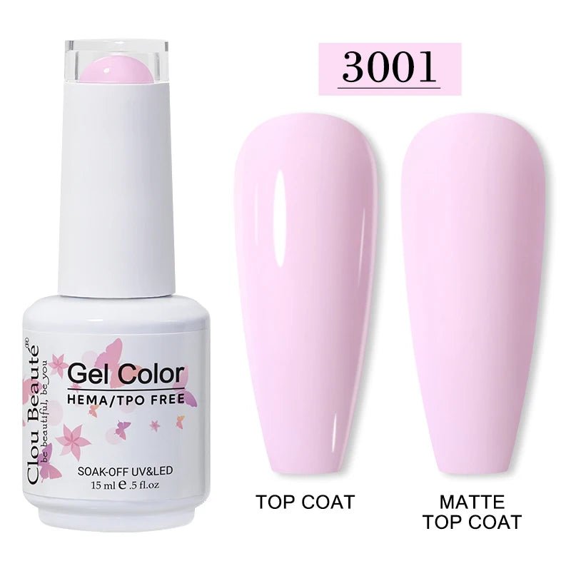 Clou Beaute 15ml HEMA TPO gratuit Gel Vernis à ongles Vernis Semi Permanent UV Nail Art Vernis Lakiery Hybrydowe manucure Gel Vernis - FATAONClou Beaute 15ml HEMA TPO gratuit Gel Vernis à ongles Vernis Semi Permanent UV Nail Art Vernis Lakiery Hybrydowe manucure Gel VernisBeauté femmeFATAON