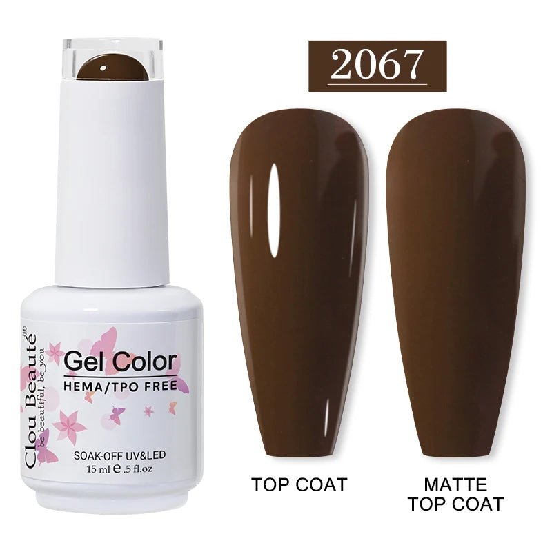 Clou Beaute 15ml HEMA TPO gratuit Gel Vernis à ongles Vernis Semi Permanent UV Nail Art Vernis Lakiery Hybrydowe manucure Gel Vernis - FATAONClou Beaute 15ml HEMA TPO gratuit Gel Vernis à ongles Vernis Semi Permanent UV Nail Art Vernis Lakiery Hybrydowe manucure Gel VernisBeauté femmeFATAON