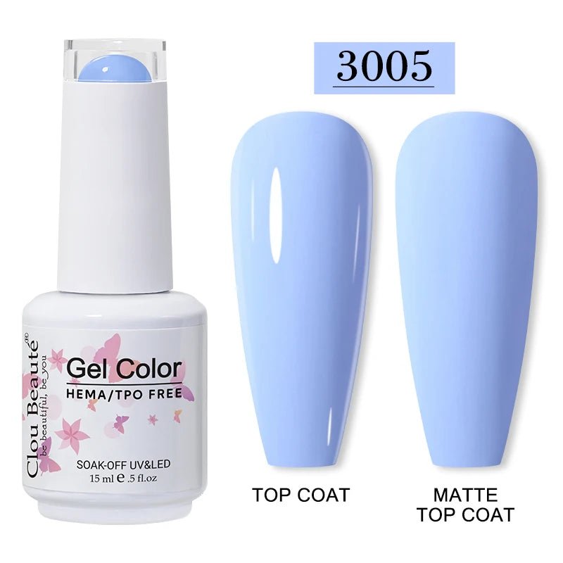 Clou Beaute 15ml HEMA TPO gratuit Gel Vernis à ongles Vernis Semi Permanent UV Nail Art Vernis Lakiery Hybrydowe manucure Gel Vernis - FATAONClou Beaute 15ml HEMA TPO gratuit Gel Vernis à ongles Vernis Semi Permanent UV Nail Art Vernis Lakiery Hybrydowe manucure Gel VernisBeauté femmeFATAON