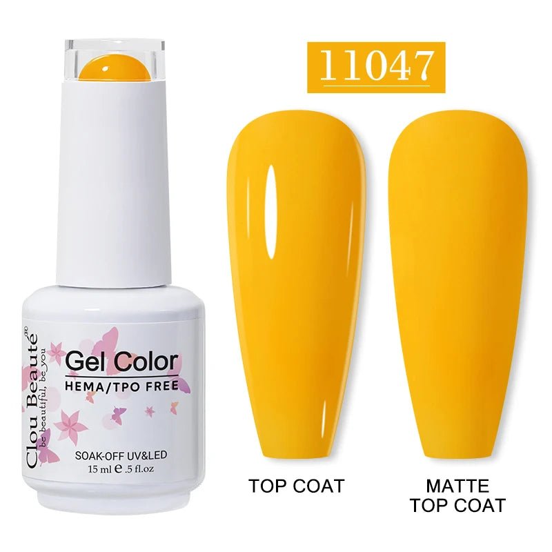 Clou Beaute 15ml HEMA TPO gratuit Gel Vernis à ongles Vernis Semi Permanent UV Nail Art Vernis Lakiery Hybrydowe manucure Gel Vernis - FATAONClou Beaute 15ml HEMA TPO gratuit Gel Vernis à ongles Vernis Semi Permanent UV Nail Art Vernis Lakiery Hybrydowe manucure Gel VernisBeauté femmeFATAON