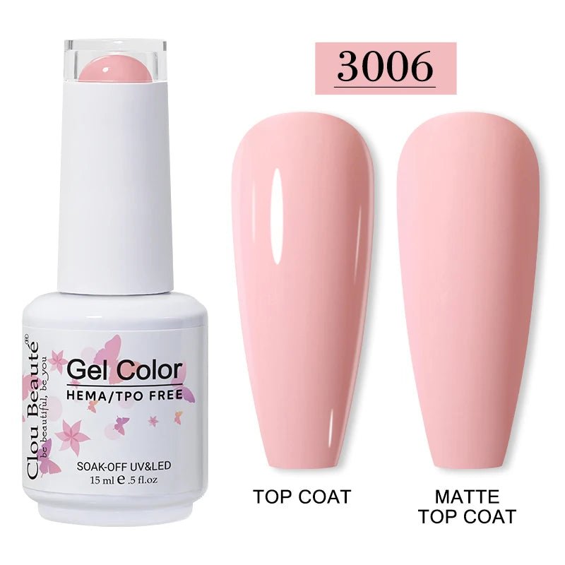 Clou Beaute 15ml HEMA TPO gratuit Gel Vernis à ongles Vernis Semi Permanent UV Nail Art Vernis Lakiery Hybrydowe manucure Gel Vernis - FATAONClou Beaute 15ml HEMA TPO gratuit Gel Vernis à ongles Vernis Semi Permanent UV Nail Art Vernis Lakiery Hybrydowe manucure Gel VernisBeauté femmeFATAON