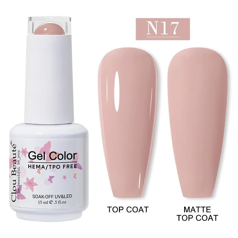 Clou Beaute 15ml HEMA TPO gratuit Gel Vernis à ongles Vernis Semi Permanent UV Nail Art Vernis Lakiery Hybrydowe manucure Gel Vernis - FATAONClou Beaute 15ml HEMA TPO gratuit Gel Vernis à ongles Vernis Semi Permanent UV Nail Art Vernis Lakiery Hybrydowe manucure Gel VernisBeauté femmeFATAON