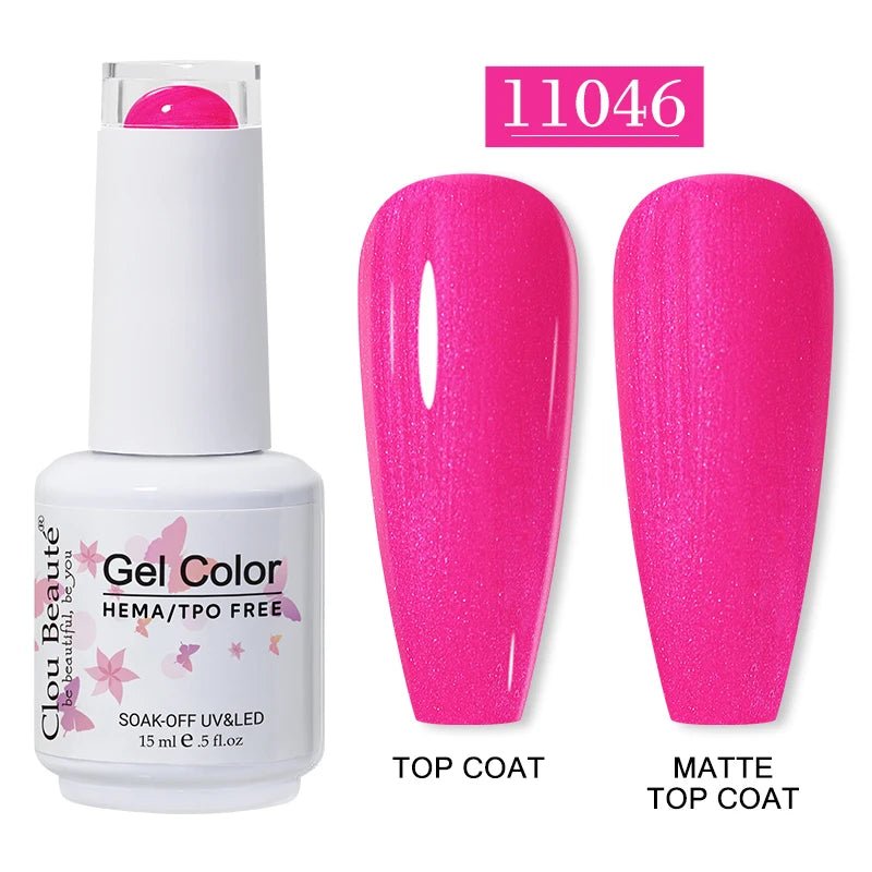 Clou Beaute 15ml HEMA TPO gratuit Gel Vernis à ongles Vernis Semi Permanent UV Nail Art Vernis Lakiery Hybrydowe manucure Gel Vernis - FATAONClou Beaute 15ml HEMA TPO gratuit Gel Vernis à ongles Vernis Semi Permanent UV Nail Art Vernis Lakiery Hybrydowe manucure Gel VernisBeauté femmeFATAON