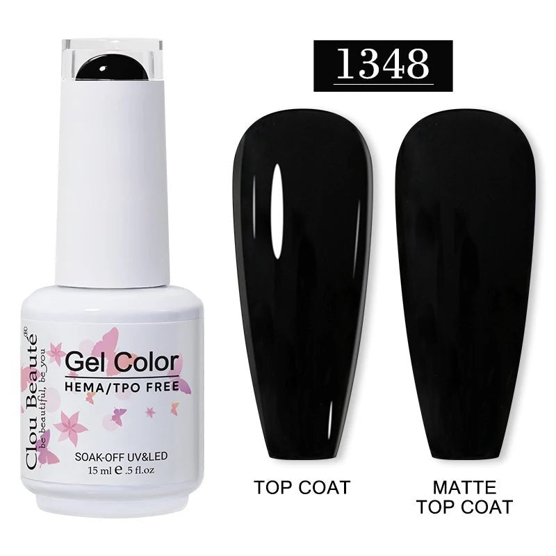 Clou Beaute 15ml HEMA TPO gratuit Gel Vernis à ongles Vernis Semi Permanent UV Nail Art Vernis Lakiery Hybrydowe manucure Gel Vernis - FATAONClou Beaute 15ml HEMA TPO gratuit Gel Vernis à ongles Vernis Semi Permanent UV Nail Art Vernis Lakiery Hybrydowe manucure Gel VernisBeauté femmeFATAON