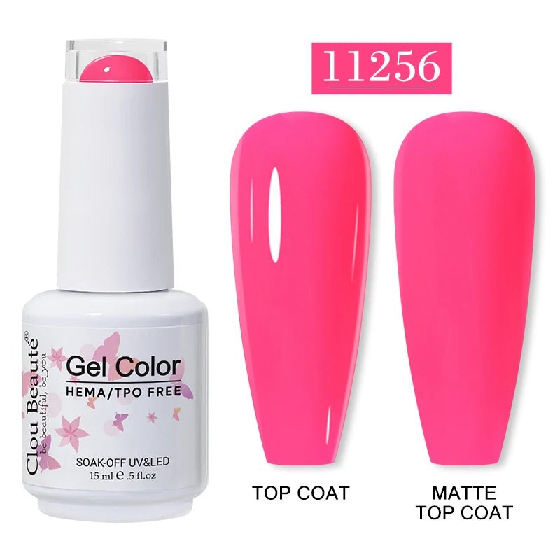 Clou Beaute 15ml HEMA TPO gratuit Gel Vernis à ongles Vernis Semi Permanent UV Nail Art Vernis Lakiery Hybrydowe manucure Gel Vernis - FATAONClou Beaute 15ml HEMA TPO gratuit Gel Vernis à ongles Vernis Semi Permanent UV Nail Art Vernis Lakiery Hybrydowe manucure Gel VernisBeauté femmeFATAON