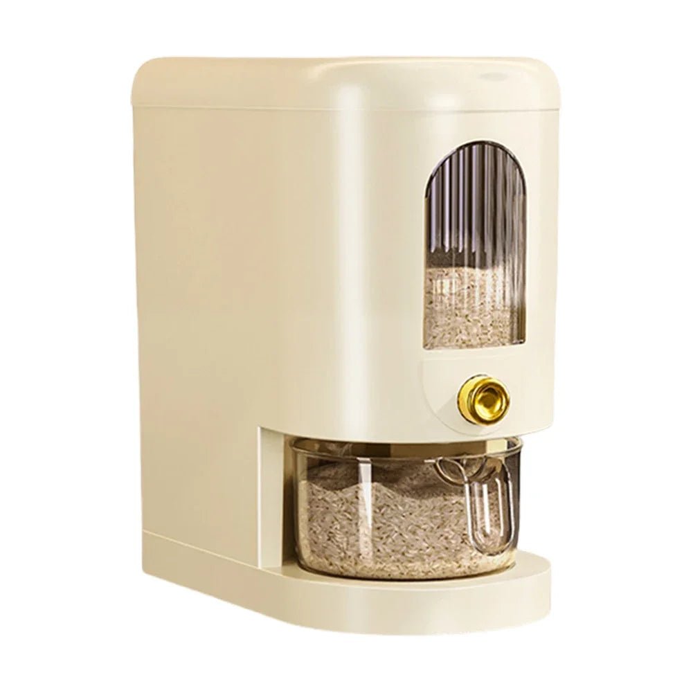 Conteneur de stockage d'aliments secs pour la cuisine à domicile, distributeur d'insecte vert, boîte de rangement de céréales, grande capacité, 5 kg, 10kg, E27 - FATAONConteneur de stockage d'aliments secs pour la cuisine à domicile, distributeur d'insecte vert, boîte de rangement de céréales, grande capacité, 5 kg, 10kg, E27Solutions MaisonFATAON
