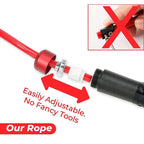Corde à sauter lestée réglable de 3M, corde à sauter lourde pour l'entraînement, le Fitness, poignées à roulement à billes sans enchevêtrement, corde à sauter de vitesse pour salle de sport - FATAONCorde à sauter lestée réglable de 3M, corde à sauter lourde pour l'entraînement, le Fitness, poignées à roulement à billes sans enchevêtrement, corde à sauter de vitesse pour salle de sportFitness & SportFATAON