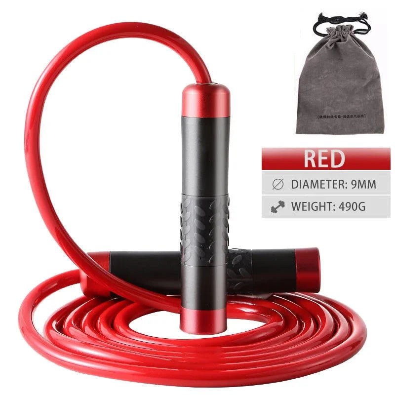 Corde à sauter lestée réglable de 3M, corde à sauter lourde pour l'entraînement, le Fitness, poignées à roulement à billes sans enchevêtrement, corde à sauter de vitesse pour salle de sport - FATAONCorde à sauter lestée réglable de 3M, corde à sauter lourde pour l'entraînement, le Fitness, poignées à roulement à billes sans enchevêtrement, corde à sauter de vitesse pour salle de sportFitness & SportFATAON