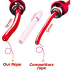 Corde à sauter lestée réglable de 3M, corde à sauter lourde pour l'entraînement, le Fitness, poignées à roulement à billes sans enchevêtrement, corde à sauter de vitesse pour salle de sport - FATAONCorde à sauter lestée réglable de 3M, corde à sauter lourde pour l'entraînement, le Fitness, poignées à roulement à billes sans enchevêtrement, corde à sauter de vitesse pour salle de sportFitness & SportFATAON