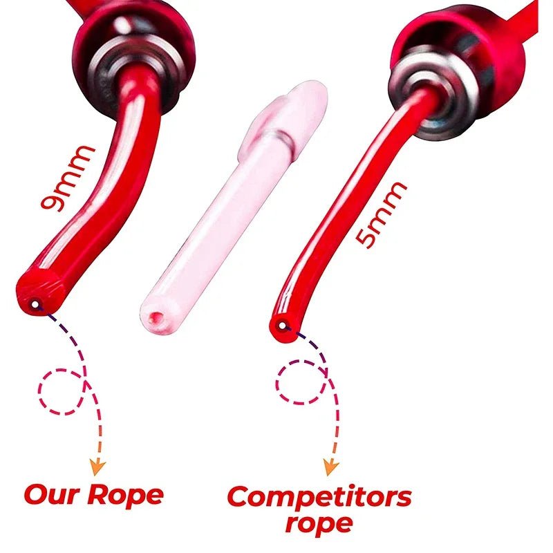Corde à sauter lestée réglable de 3M, corde à sauter lourde pour l'entraînement, le Fitness, poignées à roulement à billes sans enchevêtrement, corde à sauter de vitesse pour salle de sport - FATAONCorde à sauter lestée réglable de 3M, corde à sauter lourde pour l'entraînement, le Fitness, poignées à roulement à billes sans enchevêtrement, corde à sauter de vitesse pour salle de sportFitness & SportFATAON