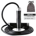Corde à sauter lestée réglable de 3M, corde à sauter lourde pour l'entraînement, le Fitness, poignées à roulement à billes sans enchevêtrement, corde à sauter de vitesse pour salle de sport - FATAONCorde à sauter lestée réglable de 3M, corde à sauter lourde pour l'entraînement, le Fitness, poignées à roulement à billes sans enchevêtrement, corde à sauter de vitesse pour salle de sportFitness & SportFATAON