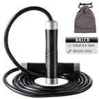 Corde à sauter lestée réglable de 3M, corde à sauter lourde pour l'entraînement, le Fitness, poignées à roulement à billes sans enchevêtrement, corde à sauter de vitesse pour salle de sport - FATAONCorde à sauter lestée réglable de 3M, corde à sauter lourde pour l'entraînement, le Fitness, poignées à roulement à billes sans enchevêtrement, corde à sauter de vitesse pour salle de sportFitness & SportFATAON
