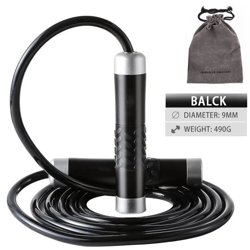 Corde à sauter lestée réglable de 3M, corde à sauter lourde pour l'entraînement, le Fitness, poignées à roulement à billes sans enchevêtrement, corde à sauter de vitesse pour salle de sport - FATAONCorde à sauter lestée réglable de 3M, corde à sauter lourde pour l'entraînement, le Fitness, poignées à roulement à billes sans enchevêtrement, corde à sauter de vitesse pour salle de sportFitness & SportFATAON