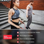 Corde à sauter lestée réglable de 3M, corde à sauter lourde pour l'entraînement, le Fitness, poignées à roulement à billes sans enchevêtrement, corde à sauter de vitesse pour salle de sport - FATAONCorde à sauter lestée réglable de 3M, corde à sauter lourde pour l'entraînement, le Fitness, poignées à roulement à billes sans enchevêtrement, corde à sauter de vitesse pour salle de sportFitness & SportFATAON
