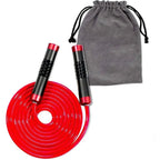 Corde à sauter lestée réglable de 3M, corde à sauter lourde pour l'entraînement, le Fitness, poignées à roulement à billes sans enchevêtrement, corde à sauter de vitesse pour salle de sport - FATAONCorde à sauter lestée réglable de 3M, corde à sauter lourde pour l'entraînement, le Fitness, poignées à roulement à billes sans enchevêtrement, corde à sauter de vitesse pour salle de sportFitness & SportFATAON