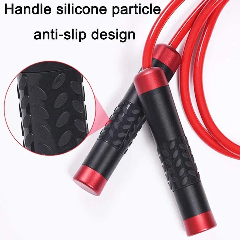 Corde à sauter lestée réglable de 3M, corde à sauter lourde pour l'entraînement, le Fitness, poignées à roulement à billes sans enchevêtrement, corde à sauter de vitesse pour salle de sport - FATAONCorde à sauter lestée réglable de 3M, corde à sauter lourde pour l'entraînement, le Fitness, poignées à roulement à billes sans enchevêtrement, corde à sauter de vitesse pour salle de sportFitness & SportFATAON